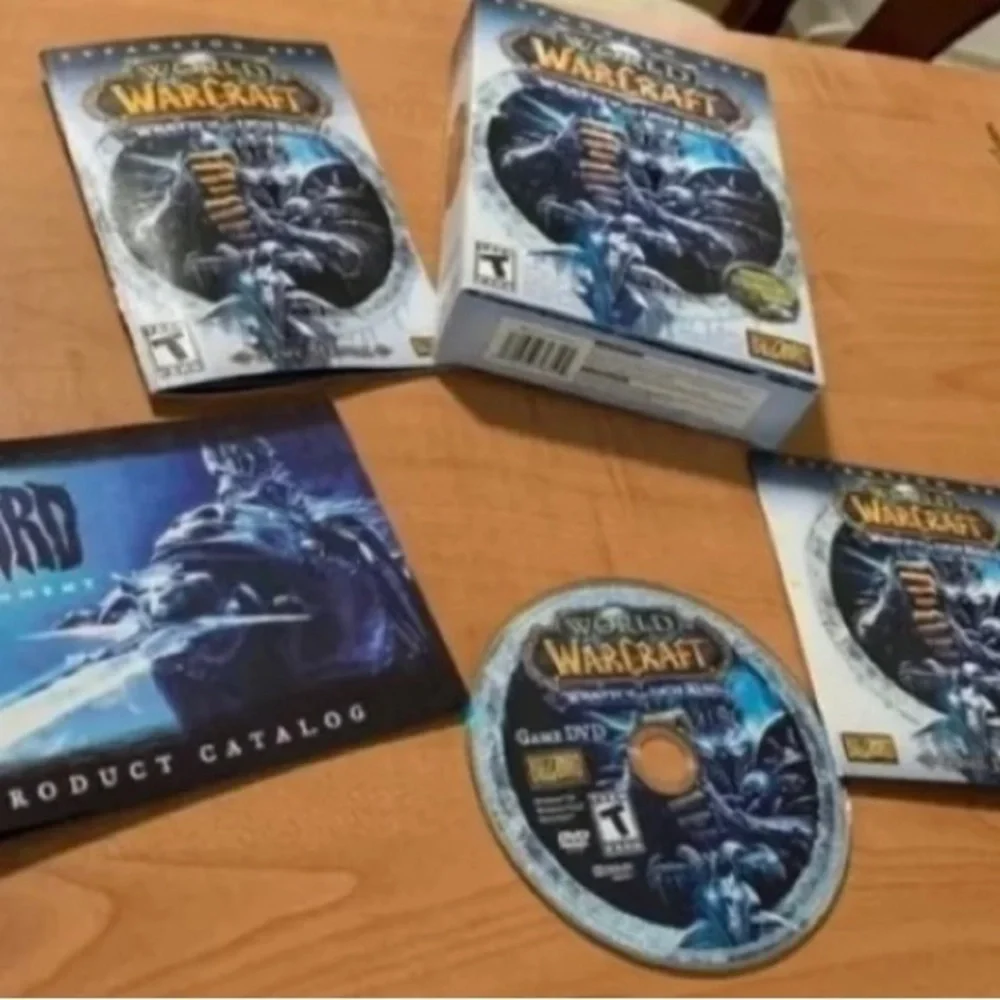 Microsoft world of warcraft games lot of 2 burning crusade/wrath of lich king